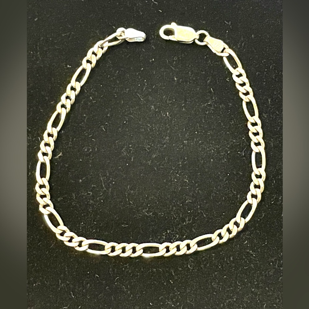 Vintage Italian Sterling Figaro Bracelet